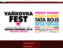 Tablet Screenshot of galerie-vankovka.cz